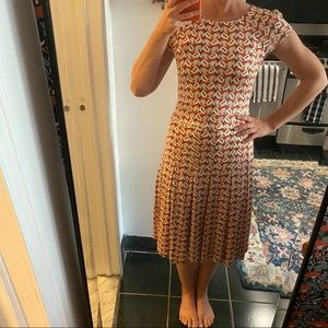 Tory Burch Floral Mid-Length Dress, Size S.